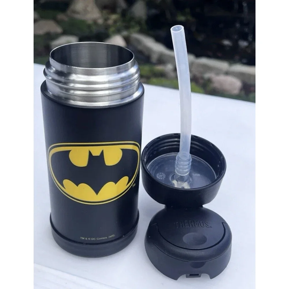 LEGO Batman Lunch Box Thermos FUNtainer Set Detachable Cape Kids School